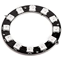 AZDelivery RGB LED Ring WS2812B 5V 12-Bit 50mm para Arduino eBook incluido